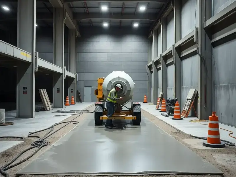 コンクリート工事の様子